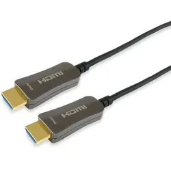 Equip 119431 Aktives optisches HDMI 2.0-Kabel AM/AM, 50 m, 4K/60 Hz - HiFi-Kabel mit hoher Geschwindigkeit und 50 m Länge, unterstützt 4K/60Hz und HDR für beeindruckende Bildqualität und ein unvergleichliches Seherlebnis.