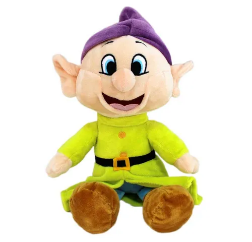 Disney 7 Zwerge Plüsch Kuscheltier - ca. 25 cm - Kuscheltiere, nostalgische 7 Zwerge aus Plüsch, 100% recyceltes Material, ideal für Fans und Sammler, perfekt zum Liebhaben oder Verschenken.