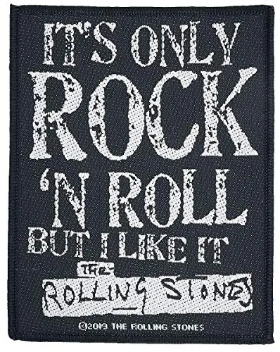 The Rolling Stones It's Only Rock N Roll Unisex Patch multicolor 100% Polyester Band-Merch, Bands