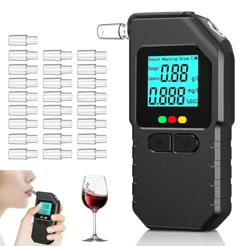 Professioneller Alkoholtester mit zwei Sensoren