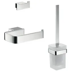 emco loft WC-Set, Papierhalter ohne Deckel, chrom - Toilettenpapierhalter & -lagerung, elegantes Design aus Chrom, ideal für moderne Badezimmer und bietet einen stilvollen Akzent.