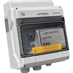 Doktorvolt Solar Anschlusskasten PV AC mit Überspannungsschutz - Sonstige Elektroinstallationsartikel, schützt Ihre Solaranlage zuverlässig mit integriertem Überspannungsschutz Typ 1/2 und ist nach IP65 wasserdicht.