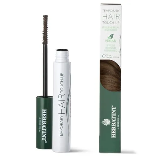 Herbatint Temporary Hair Touch-Up Kastanienbraun | Mascara zur sofortigen Abdeckung von Haaransätzen | Temporäre Abdeckung, dermatologisch getestet, 93% Inhaltsstoffe natürlichen Ursprungs