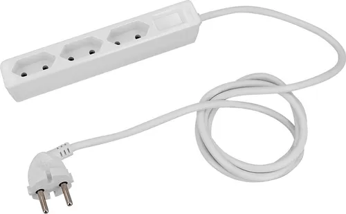 as-Schwabe Euro-Steckdosenleiste 6-fach 1,4m Leitung 230V/2,5A Innenbereich IP20