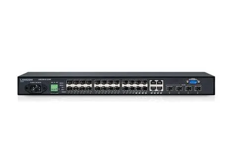 LANCOM GS-2328F - 28-Port verwalteter Switch, vielseitig für Desktop und Rackmontage, ideal für hohe Netzwerkgeschwindigkeiten und Flexibilität