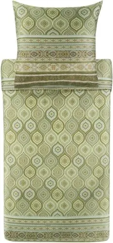 Bassetti Bettwäsche Hanbury V1 135 x 200 cm in grün von Bassetti