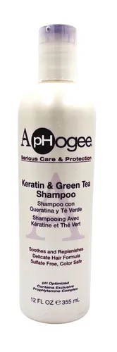 ApHogee Keratin & Green Tea Shampoo 355ml