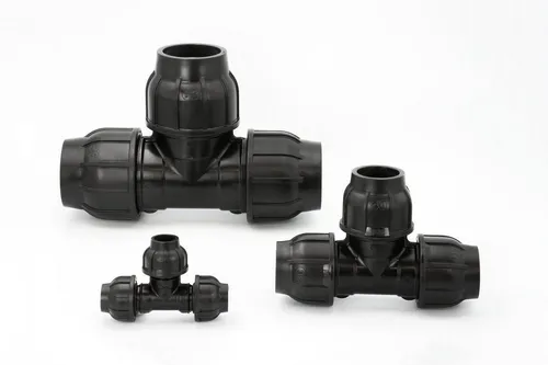 GEBO Steckfitting PE Rohr T-Stück Abzweig Klemmverschraubung 25x25x25