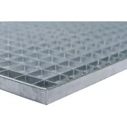 Gitterrost EP, 1000x500 mm, verzinkt - Robuster Einpress-Gitterrost, ideal für Lichtschächte und Laufstege. Verzinkt nach DIN 24537, extrem langlebig und vielseitig einsetzbar.