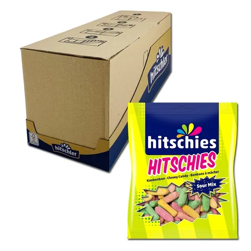 Hitschler Hitschies Sour Mix, saures Kaubonbon, 16 Beutel je 140g 10,51€/1kg