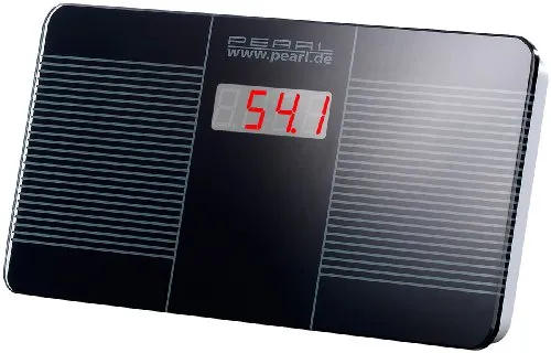 PEARL Reisewaage: Ultrakompakte digitale Personenwaage für Reisen - Ideale Reise-Personenwaage mit nur 446 g, automatischer Kalibrierung und gut ablesbarer LED-Anzeige. Perfekt für Urlaub und unterwegs, um Ihr Gewicht im Blick zu behalten.
