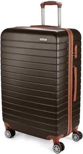 BRUBAKER Hartschalen Koffer Paris XL in braun von BRUBAKER