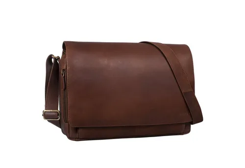 STILORD Vintage Umhängetasche aus Leder braun