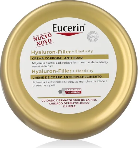 Eucerin Hyaluron-Filler + Elasticity Anti-Age Body Cream 200ml - Anti-Faltenprodukte: Revitalisierende Body Cream mit Hyaluronsäure für straffere Haut und sichtbare Verjüngung, ideal für die tägliche Pflege.