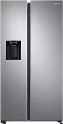 Samsung RS6GA854CSL/EG Side-by-Side Kühlschrank - Kühlschrank mit 635 ℓ Volumen, leiser 35 dB(A) Betrieb, WiFi-Steuerung und praktischen Wasser- und Eisspender für erfrischende Getränke.