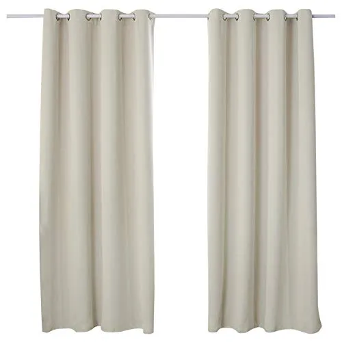 WOLTU Thermovorhang Blickdicht 2er Set 135x225 cm von WOLTU