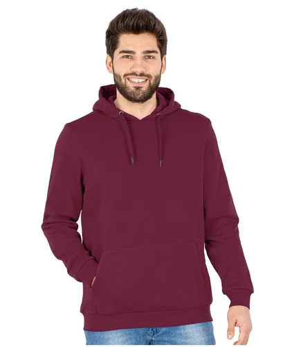 JAKO Freizeit Kapuzenpullover Hoodie Organic - Herren, bordeauxrot, Größe M - Badmintonbekleidung Herren - Hochwertiger Hoodie aus 70% Bio-Baumwolle, ideal für Komfort und Nachhaltigkeit in Freizeit und Beruf.