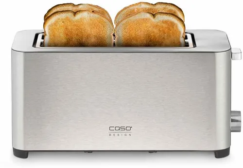Caso Classico T4 Edelstahl Toaster für 4 Toastscheiben in silber von CASO