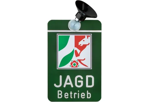 Dr. Gmünder Hinweisschild Autoschild Jagdbetrieb - Schilder für Jagdbetriebe, langlebig und wetterfest – ideal für die Kennzeichnung in der Natur.
