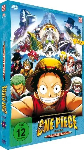 AV Visionen DVD One Piece - Movie 4 - Action/Anime Film mit spannenden Abenteuern, deutsche und japanische Sprache, ideal für Fans der Serie, FSK ab 12 Jahren.