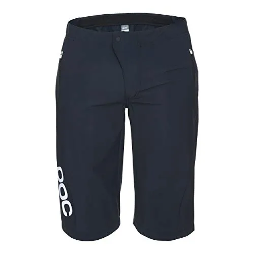 POC Herren Essential Enduro Shorts, Uranium Black, XXL - Fahrradbekleidung, ideale MTB-Shorts für Trail- und Enduro-Biken mit wasserabweisender DWR-Imprägnierung und vorgeformtem Knie für optimalen Komfort.