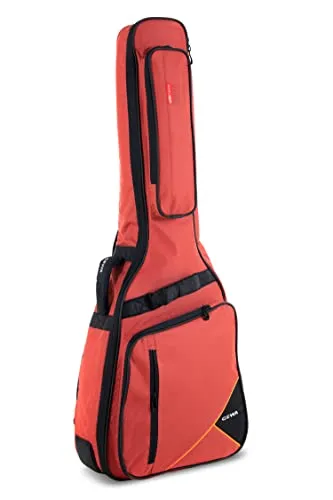 Premium-Tasche Konzertgitarre rot - Gitarren Tasche in leuchtendem Rot, bietet optimalen Schutz und hohen Tragekomfort – perfekt für Unterricht und Bühne.