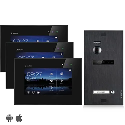 Balter EVO Video Türsprechanlage mit 7 Zoll Touchscreen von Balter