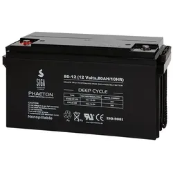 SIGA Phaeton AGM Deep Cycle Akku 80Ah 12V