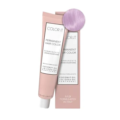 COLOR.IT by BM - Permanente Haarfarbe in Salonqualität, 100ml (10SV Hell Lichtblond Silber Violett, 1er Pack)
