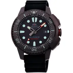 Orient Herren Analog Automatik Uhr RA-AC0L03B00B - Armbanduhren für Herren, 20 bar wasserdicht und perfekt zum Tauchen, ausgestattet mit Automatik-Uhrwerk und Saphirglas für optimale Langlebigkeit.