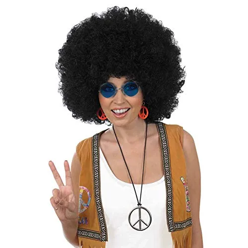 Fun Shack Afro Perücke, Perücke Afro, Afroperücke, Perrücke Afro, Afro Perücke Herren, Afro Perücke Schwarz, Perücke Schwarz Afro, Perücke Afro Damen, Afro Perücke Damen Kurz