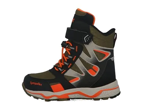 Lurchi 63L0003007 Schneestiefel, Black-Olive, 34 EU