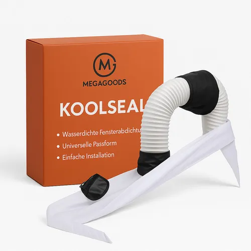 Wasserdichte Fensterabdichtung für Klimageräte