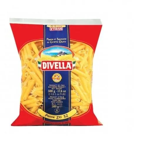 Pasta Divella 100% Italienisch N° 32 Penne Ziti 500g
