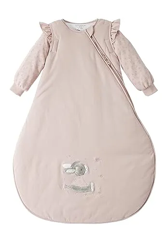 Sterntaler Schlafsack Esel Emmi Girl 110 cm - Baby Schlafsäcke mit abnehmbaren Ärmeln, temperaturausgleichend und ideal für jede Jahreszeit. Komfortable Handhabung durch Zwei-Wege-Reißverschluss und pflegeleicht bei 40°C Waschmaschine.