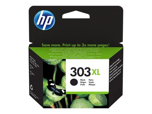 Original HP T6N04AE 303XL Druckkopfpatrone schwarz - Druckerpatronen, hohe Reichweite und gestochen scharfe Ausdrucke für professionelle Ergebnisse