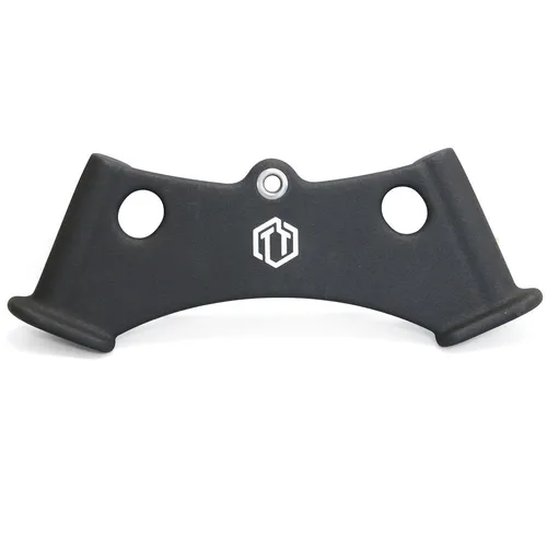 Sporttrend 24® Trizepsgriff breit - Rutschfester Seilzuggriff für effektives Training - Kraftstationen-Zubehör: Rutschfester Trizepsgriff aus robustem Stahl mit Gummi-Endkappen für sicheres Training im Fitnessstudio.