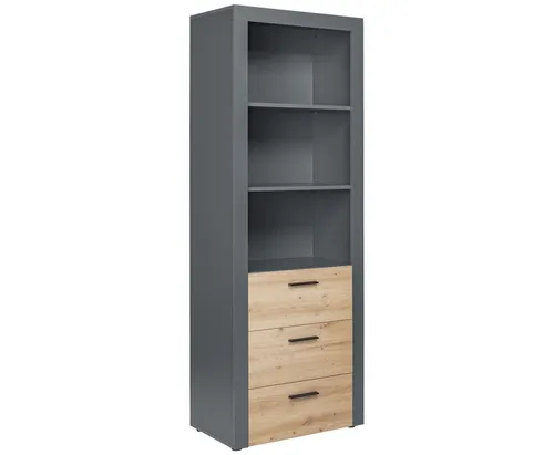 FURNARO Standregal, Hochregal, Standschrank, Bücherregal