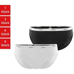 Nur Die Slip Soft Sportiv (2-St) bunt|schwarz 40-42 - Funktionsunterwäsche, bequeme Passform aus 45% Baumwolle und 44% Modal für optimalen Tragekomfort, pflegeleicht bei 30 Grad Maschinenwäsche.