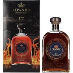 Lepanto Solera Gran Reserva Brandy de Jerez 0,7l - Weinbrände, edler Brandy mit 36% Vol. in stilvoller Geschenkbox – perfekt für besondere Anlässe oder als Geschenk.