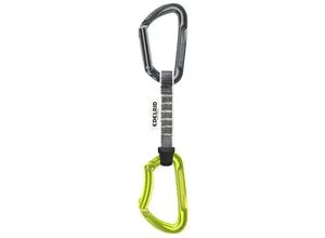 Pure Set II: Robuste Karabiner für optimales Handling - Normalkarabiner mit zwei PURE Karabiner und Keylock-Verschluss, 16 mm Polyester-Schlinge inklusive ANTITWIST zur Fixierung für sicheres Klettern.
