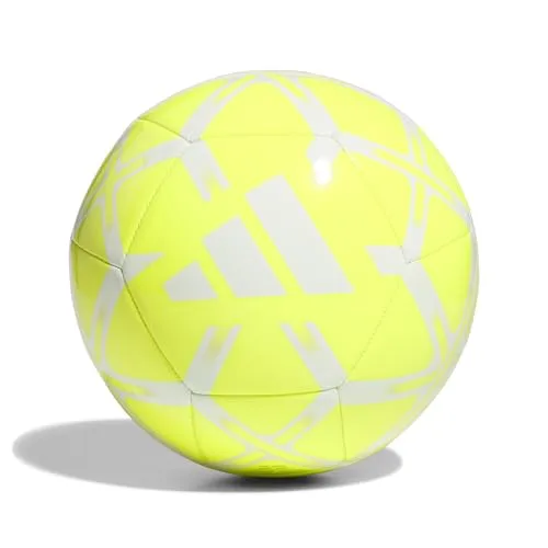 adidas Unisex Starlancer Club Ball, Lucid Lemon/White, 5