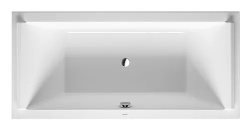 Duravit Starck Badewanne 190 x 90 cm - Rechteckig, weiß - Elegante Badewanne in Einbauversion oder für Verkleidung, ideal für stilvolle Badezimmergestaltungen.