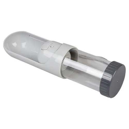 Duvo+ Wasserflasche Compact grau 300ml für Hunde, ideal unterwegs, leicht!