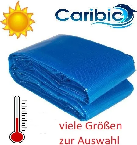 Pool Solarfolie SUN Ø 244 cm Rund Solarplane Solarabdeckplane Abdeckung Poolabdeckung Plane