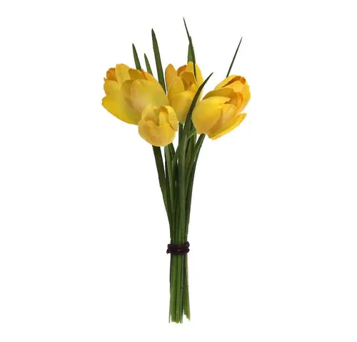 Kunstblume Kunstblume, Seidenblume MINI-TULPENBUND 23cm mit 7 Tulpen, Gasper, Höhe 23.00 cm