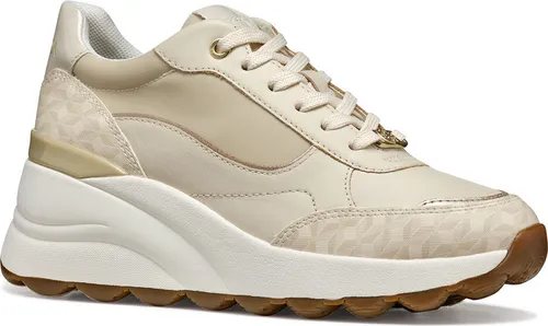 Geox Damen D SPHERICA EC13 A Sneaker, Papyrus, 40 EU