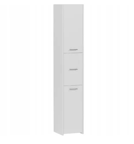 Badezimmerschrank 30 cm, weißes Badezimmerregal mit Ablage,
