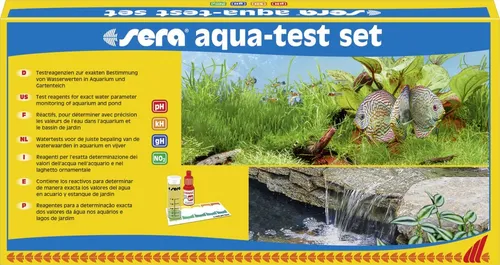sera aqua-test set - Wassertests für optimales Aquarienwasser - Wassertests & -aufbereitung, präzise Messungen für gesundes Aquarienleben und optimale Wasserbedingungen.