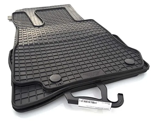 kh Teile Gummimatten Original Qualität 4-teilig schwarz - Hochwertige Gummi Fußmatten, 100% passgenau und wasserdicht – ideal für Mercedes C-Klasse (W205/S205) ab 2015. Langlebig, abwaschbar und mit modernem Design, perfekt gegen Nässe und Schmutz!